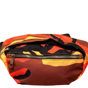 Grossi Orange Camo Crossbody Bag - NWOT